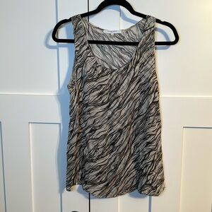 Gerard Darel Paris | Silk Print Tank | Size Medium
